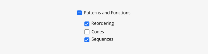 checkbox overview