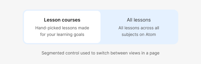 segmented control overview