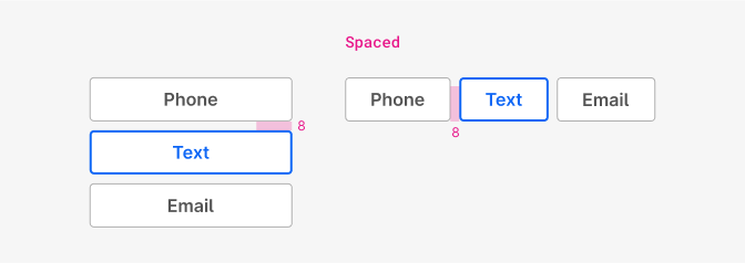toggle group gap